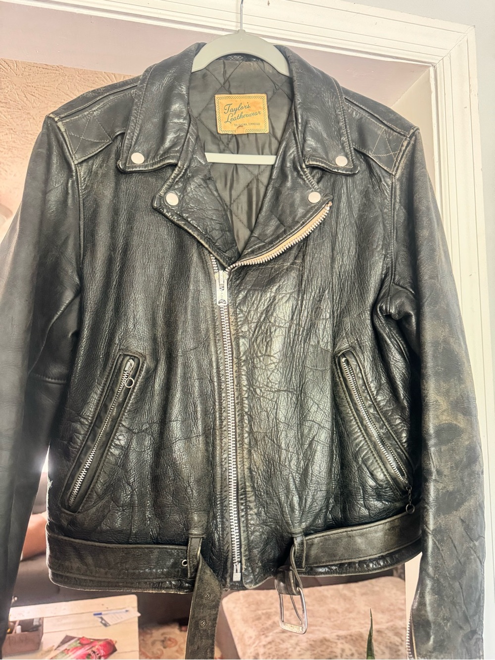 Black Men's Classic Moto Jacket